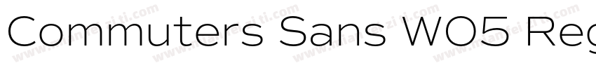 Commuters Sans W05 Regular字体转换